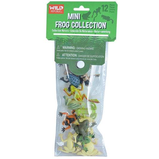 Wild Republic - Mini Polybag of Frog Figurines