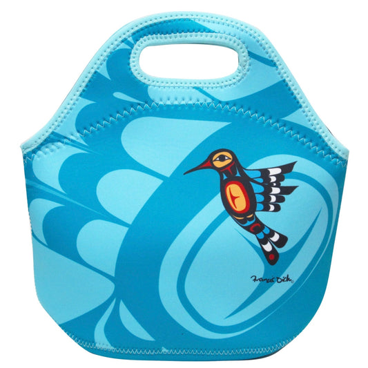 Indigenous Art Insulated Lunch Bag - Hummingbird