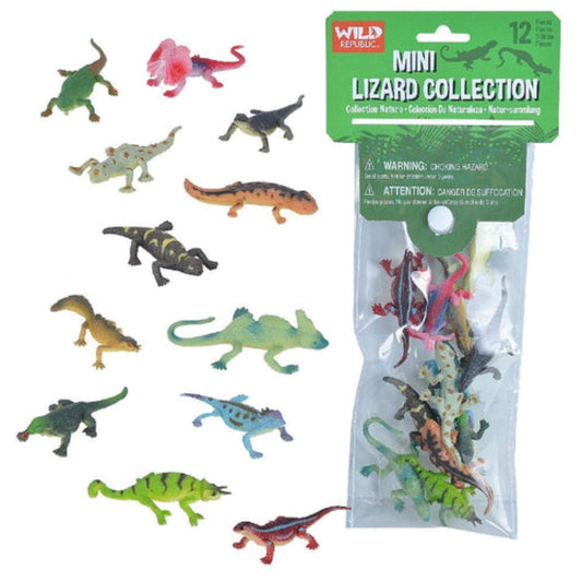 Wild Republic - Mini Polybag of Lizard Figurines