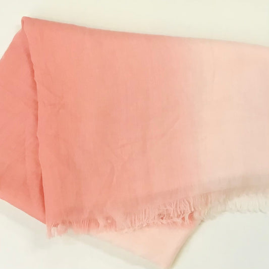 Ombre Scarf - Pink to Peach