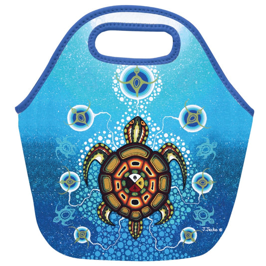 Indigenous Art Insulated Lunch Bag -James Jacko Medicine Turtle