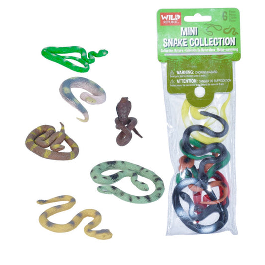 Wild Republic - Mini Polybag of Snake Figurines
