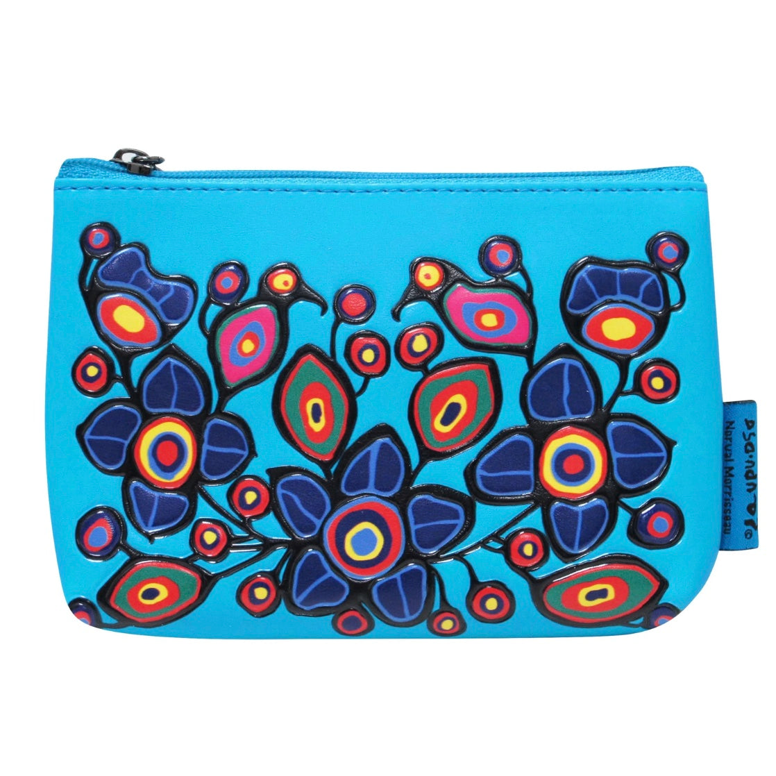 Norval Morrisseau Flowers and Birds Coin Purse
