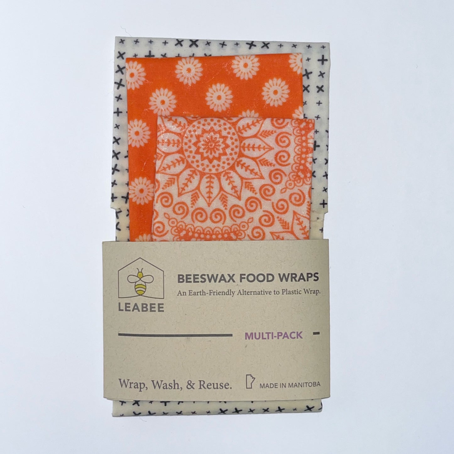 Leabee Beeswax Wraps Mulitpack