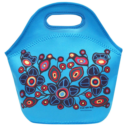 Norval Morrisseau Flowers and Birds Insulated Lunch Bag