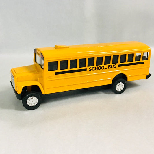 Pull Back Yellow School Bus 5"