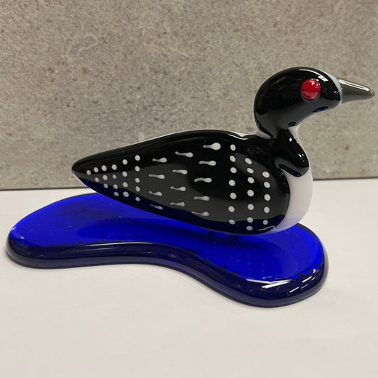 Fused Glass Loon  (R)